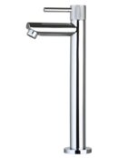 Fonteinkraan Ribbed Chroom 26cm