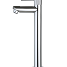 Fonteinkraan Ribbed Chroom 26cm