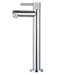 Fonteinkraan Ribbed Chroom 26cm