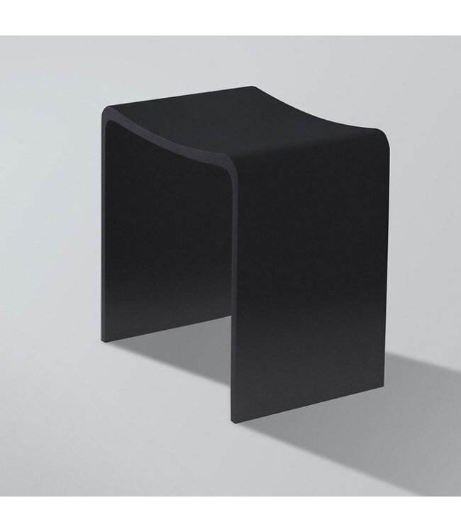 Douchekruk Solid Surface Lodi Mat Zwart