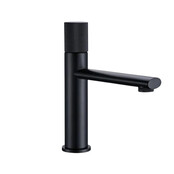 Wastafelkraan Ribbed Lux Mat Zwart Laag Wastafelkraan Ribbed Lux Mat Zwart Laag