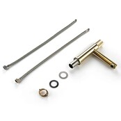 Wastafelkraan Ribbed Lux Geborsteld Goud Laag