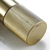 Wastafelkraan Ribbed Lux Geborsteld Goud Laag