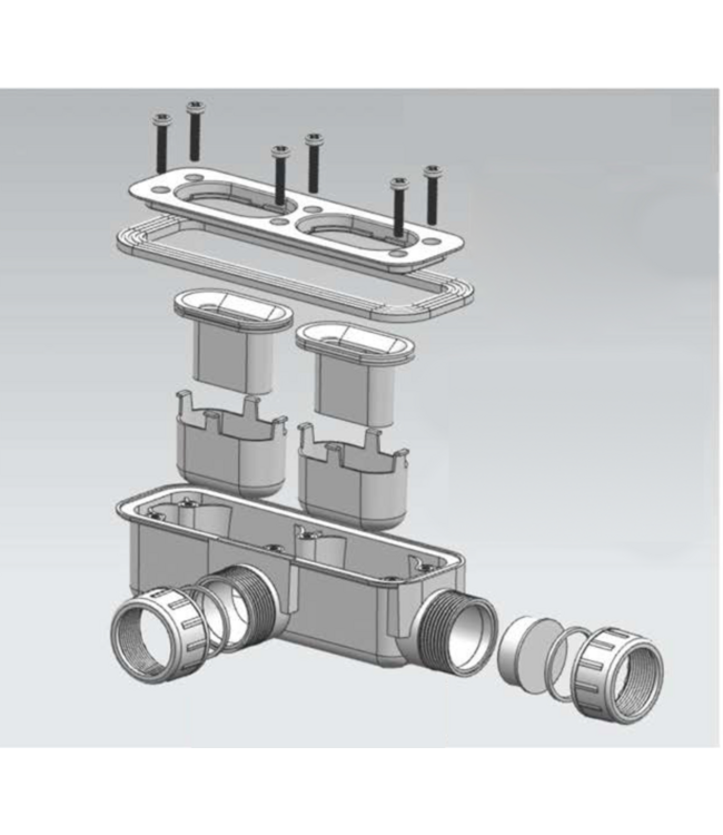 CREAVIT Douchesifon CS90 t.b.v. Douchebak Plato