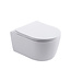 Creavit Toiletsets Pro Pack Randloos Toilet met Softclose toiletbril en Drukplaat Wit