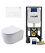 Creavit Toiletsets Pro Pack Randloos Toilet met Softclose toiletbril en Drukplaat Wit