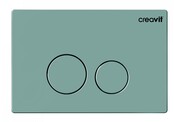 Creavit Toiletsets Freedom Groen Randloos Toilet met Softclose toiletbril en Drukplaat Creavit Toiletsets Freedom Groen Randloos Toilet met Softclose toiletbril en Drukplaat