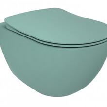 Hangtoilet Freedom Groen Randloos excl. Toiletbril