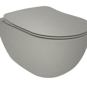 Hangtoilet Freedom Mat Grijs Randloos excl. Toiletbril