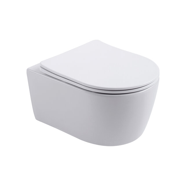 Hangtoilet Pro-Pack Wit Randloos incl. Toiletbril Hangtoilet Pro-Pack Wit Randloos incl. Toiletbril
