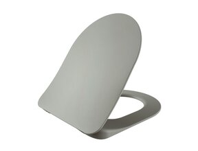 WC Bril Freedom Mat Grijs Softclose Flat 36x44cm