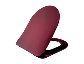 WC Bril Freedom Mat Berry Rood Softclose Flat 36x44cm