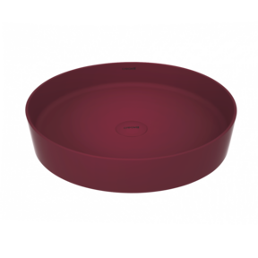 Ronde Waskom Loop Mat Rood 45x13cm Keramiek