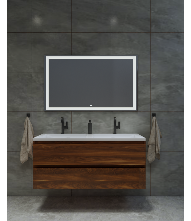 Gliss Design Wastafelonderkast Walnoot 60cm