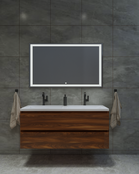 Gliss Design Wastafelonderkast Walnoot 90cm