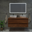 Gliss Design Wastafelonderkast Walnoot 70cm