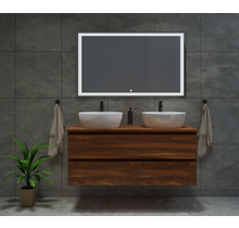 Gliss Design Wastafelonderkast Walnoot 120cm