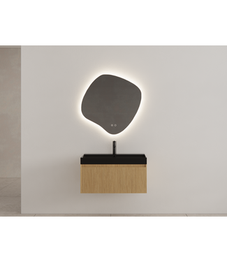 GLISS DESIGN Gliss Design Wastafelonderkast Ribbelfront Pure 60cm Timotheus