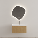 Gliss Design Wastafelonderkast Ribbelfront Pure 80cm Timotheus