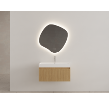 Gliss Design Wastafelonderkast Ribbelfront Pure 80cm Timotheus