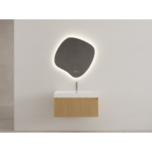 Gliss Design Wastafelonderkast Ribbelfront Pure 80cm Timotheus