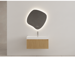 Gliss Design Wastafelonderkast Ribbelfront Pure 80cm Timotheus