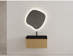 Gliss Design Wastafelonderkast Ribbelfront Pure 90cm Timotheus