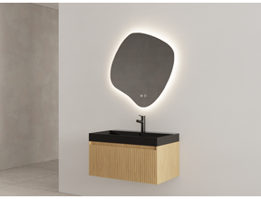 Gliss Design Wastafelonderkast Ribbelfront Pure 100cm Timotheus