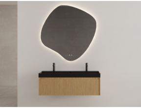 Gliss Design Wastafelonderkast Ribbelfront Pure 120cm 1 lade Timotheus