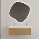 Gliss Design Wastafelonderkast Ribbelfront Pure 140cm 1 lade Timotheus