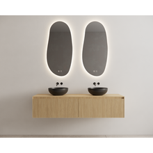 Gliss Design Wastafelonderkast Ribbelfront Pure 180cm 2 lades Timotheus