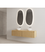 GLISS DESIGN Gliss Design Wastafelonderkast Ribbelfront Pure 200cm 2 lades Timotheus