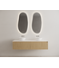 Gliss Design Wastafelonderkast Ribbelfront Pure 200cm 2 lades Timotheus
