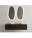 Gliss Design Wastafelonderkast Ribbelfront Charcoal 180cm 2 lades Timotheus