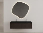 Gliss Design Wastafelonderkast Ribbelfront Charcoal 140cm 2 lades Timotheus Gliss Design Wastafelonderkast Ribbelfront Charcoal 140cm 2 lades Timotheus