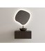 Gliss Design Wastafelonderkast Ribbelfront Charcoal 90cm 1 lade Timotheus