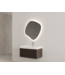 Gliss Design Wastafelonderkast Ribbelfront Charcoal 90cm 1 lade Timotheus
