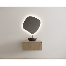 Gliss Design Wastafelonderkast Ribbelfront Ash Gray 60cm 1 lade Timotheus