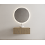 GLISS DESIGN Gliss Desing Wastafelonderkast Ribbelfront Ash Gray 100cm 1 lade Timotheus