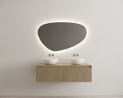 Gliss Design Wastafelonderkast Ribbelfront Ash Gray 120cm Timotheus