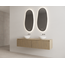 GLISS DESIGN Gliss Desing Wastafelonderkast Ribbelfront Ash Gray 160cm Timotheus