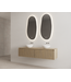 Gliss Design Wastafelonderkast Ribbelfront Ash Gray 160cm Timotheus