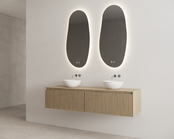 Gliss Design Wastafelonderkast Ribbelfront Ash Gray 200cm Timotheus Gliss Design Wastafelonderkast Ribbelfront Ash Gray 200cm Timotheus