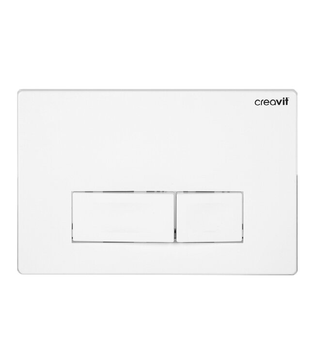 Creavit Toiletsets met Aloni  Glans Wit Hangtoilet Bidetkraan koud geintegreerd - Randloos  met softclose wc-bril