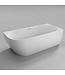 SANI-SUPPLY Half vrijstaand Bad Moon Rechts Wit 180x80x60 cm Hoekbad Acryl met plug