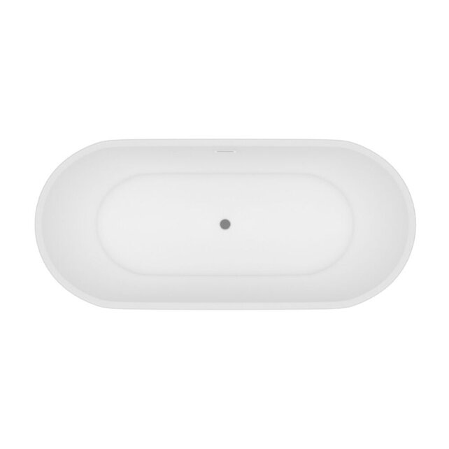 Vrijstaand Bad Bauci Mat Wit 170x70x52 cm Ovaal Solid Surface Vrijstaand Bad Bauci Mat Wit 170x70x52 cm Ovaal Solid Surface