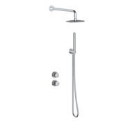 Inbouw regendouche set Effeze Chroom 30cm Inbouw regendouche set Effeze Chroom 30cm