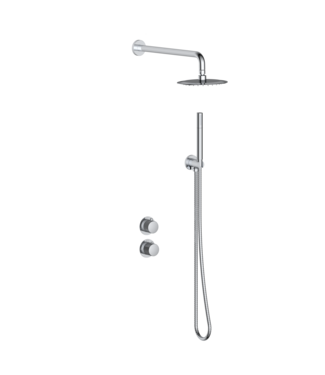 SANI-SUPPLY Inbouw regendouche set Effeze Chroom 30cm