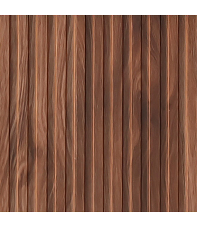 WC Kastje Elite Walnoot Relief Toiletmeubel met Fonteintje en Toiletspiegel