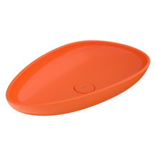 Bocchi Etna Waskom Glans Oranje 58x37x10cm Keramiek